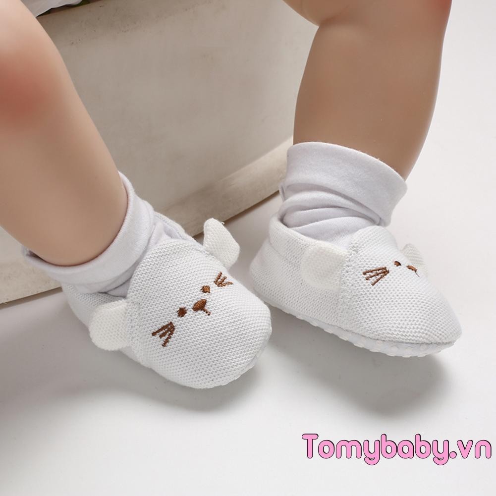 Giày Cotton ChốNg Trơn TrượT Cho Bé Trai / GáI (0-18 TháNg)