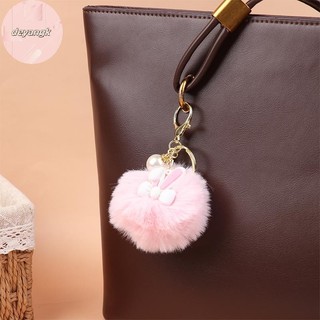 Deyangk Hoạt Hình Móc Khóa Mềm Mại Dễ Thương Lông Búp Bê Túi Quyến Rũ Động Vật Xe Móc Khóa Túi Đồ Trang Trí VN