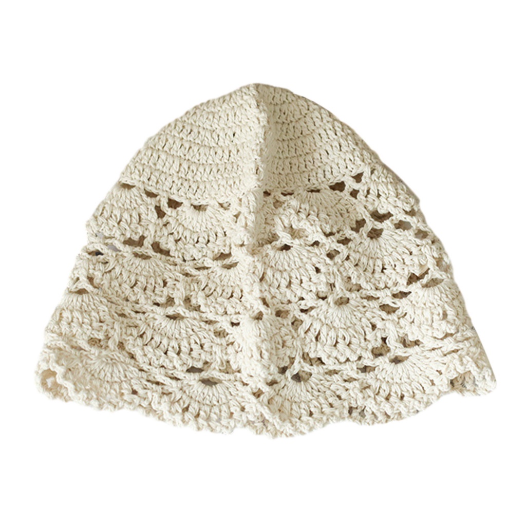 Xia| Mũ beanie Dệt Kim Co Giãn Thoáng Khí Chống Trượt Màu Sắc Đơn Giản Thời Trang Cho Nữ