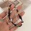 XGB Vintage Hai Lớp Trái Tim Tình Yêu Vòng Tay Hạt Trắng Đen Lắc Tay Có Thể Điều Chỉnh