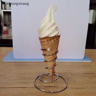Chenlongshang 1 Giá Đỡ Kem Ốc Quế Kiểu Pháp Bằng Thép Không Gỉ