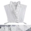 MERIGGIARE Ve Áo, Áo Sơ Mi Cổ Điển Có Thể Tháo Rời Cổ Giả, Phụ Kiện Quần Áo Nữ Cotton Cổ Điển