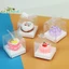 NRL 2 Chiếc Nhà Búp Bê Trong Suốt Hộp Bánh Nhà Búp Bê Mô Phỏng Món Tráng Miệng Bao Bì Hộp Búp Bê Nhà Phụ Kiện Giả Vờ Chơi Đồ Chơi