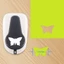 GETVOW Kid Hole Punch, DIY Cắt Giấy ABS Nhựa Hình Bướm Lỗ Đục Lỗ, Thêu Sò Thủ Công Thủ Công Lỗ Đấm Giấy Shaper Cắt Trẻ Em