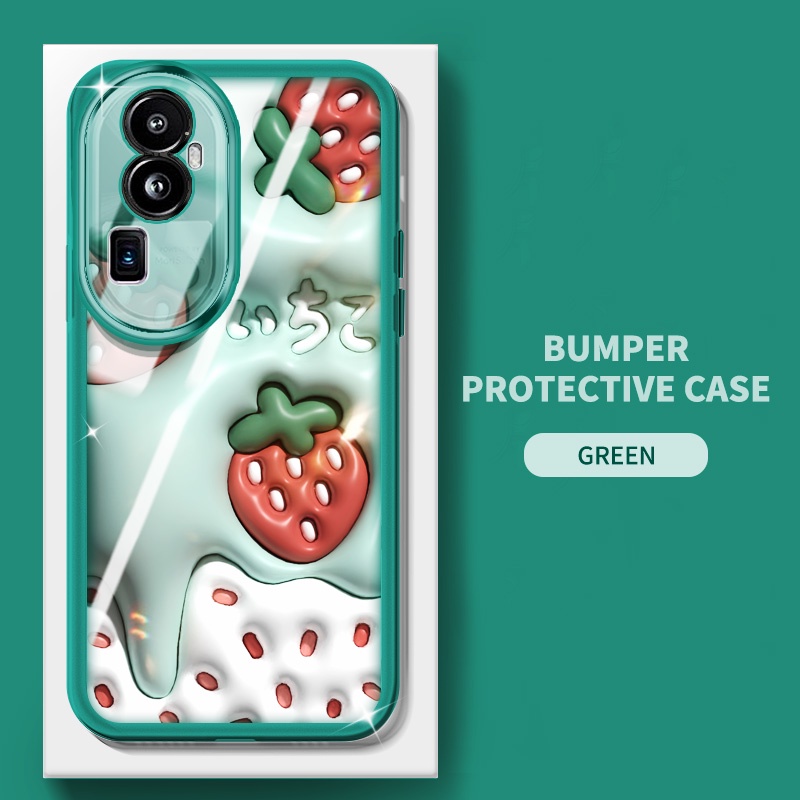 Ốp Điện Thoại YBD Cho OPPO Reno 12 Pro Reno 11 Pro 5G Reno 11F Realme C65 4G Ống Kính Phim TPU Mềm Carmera Bảo Vệ Với Họa Tiết Hoạt Hình Dễ Thương