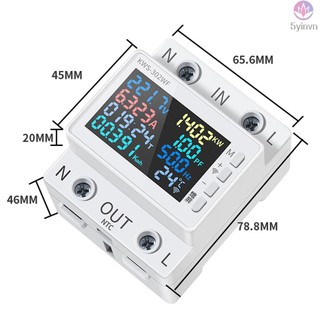 Smart Tuya WiFi Energy Meter for Remote Control and Monitoring of Voltage and Current