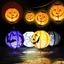 Đèn lồng bí ngô bằng giấy Led quyến rũ với nhện và dơi để tham gia các lễ hội Halloween