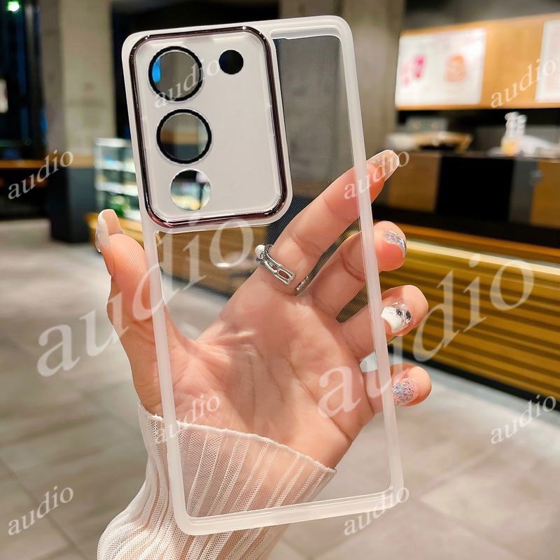 Ốp Điện Thoại Vivo V29e V30 V29 Pro Lite V29Pro 5G 2024 Full Ống Kính Bảo Vệ Camera Trong Suốt Mềm Silicon Cho Vivo V 29 E 30 Pro Lite 29e 29Pro VivoV29e VivoV30Pro
