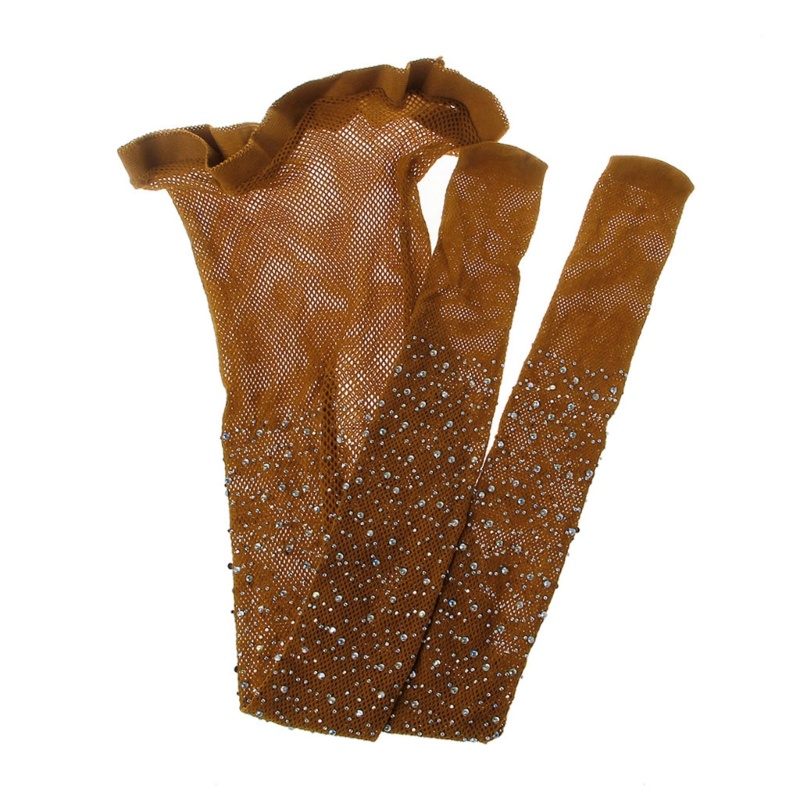Ppy Eo Quần Fishnet Vớ Bé Gái Lưới Vớ Tập Đi Trẻ Em Quần Caramel Da Trắng Đen