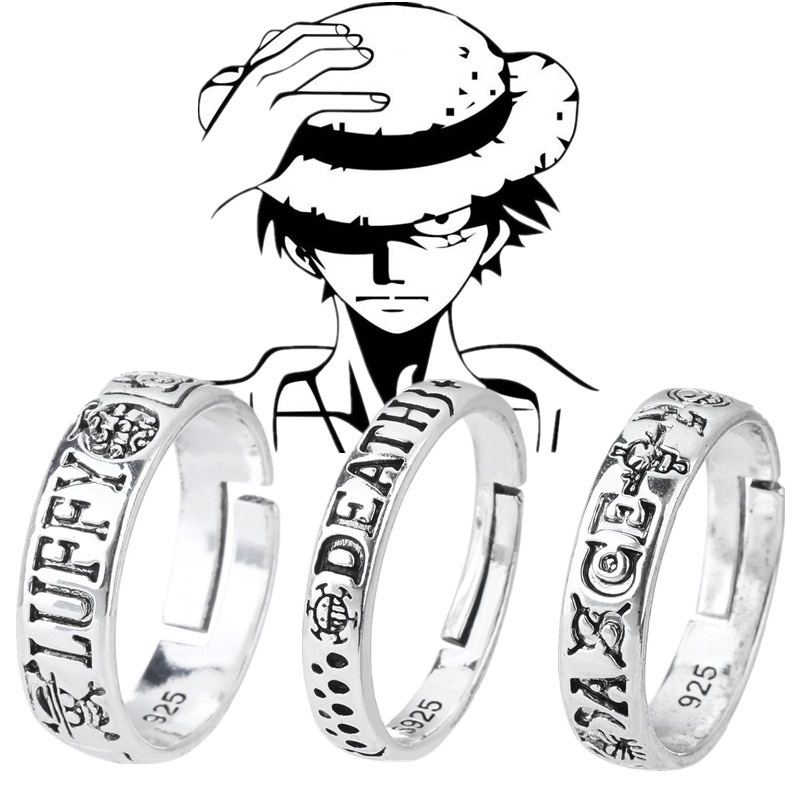 One Piece King Ring Terazi Ace Fire Fist Ring Cos Straw Hat Secondary ...