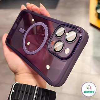 Iphone Ốp Điện Thoại tpu Mềm Từ Tính Có Miếng Dán Bảo Vệ Màn Hình Cho Iphone14 pro max 11 13 pro max 12 pro max