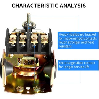 Công Tắc Áp Suất Bơm Nước 30-50psi 1 / 4in Tiện Dụng Chất Lượng Cao