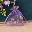 TUYỆT VỜI 20 Cái / lốc Túi Đựng Trang Sức Organza, In Hoa 9x12 13x18cm Túi Đóng Gói Quà Tặng, Túi Bao Bì Bông Tai Trong Suốt Dây Rút