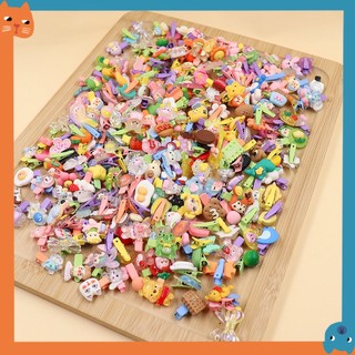 Thú Cưng Hoạt Hình acrylic Kẹp Tóc DIY Chó Kẹp Tóc Makaron Kẹp Tóc handmade Nhỏ Kẹp Tóc Nổ Gãy Tóc Trẻ Em Kẹp Tóc