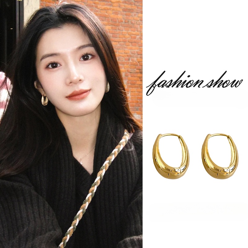 Bông tai hợp kim cao cấp thiết kếclassic dành cho nữ mùa thu đông