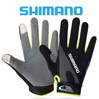 2023 Shimano Găng Tay Câu Cá Nam Ngoài Trời Chống Nắng Thoáng Khí Chống Trơn Trượt Chống Mài Mòn Tất Cả Ngón Tay Găng Tay Câu Cá Nam