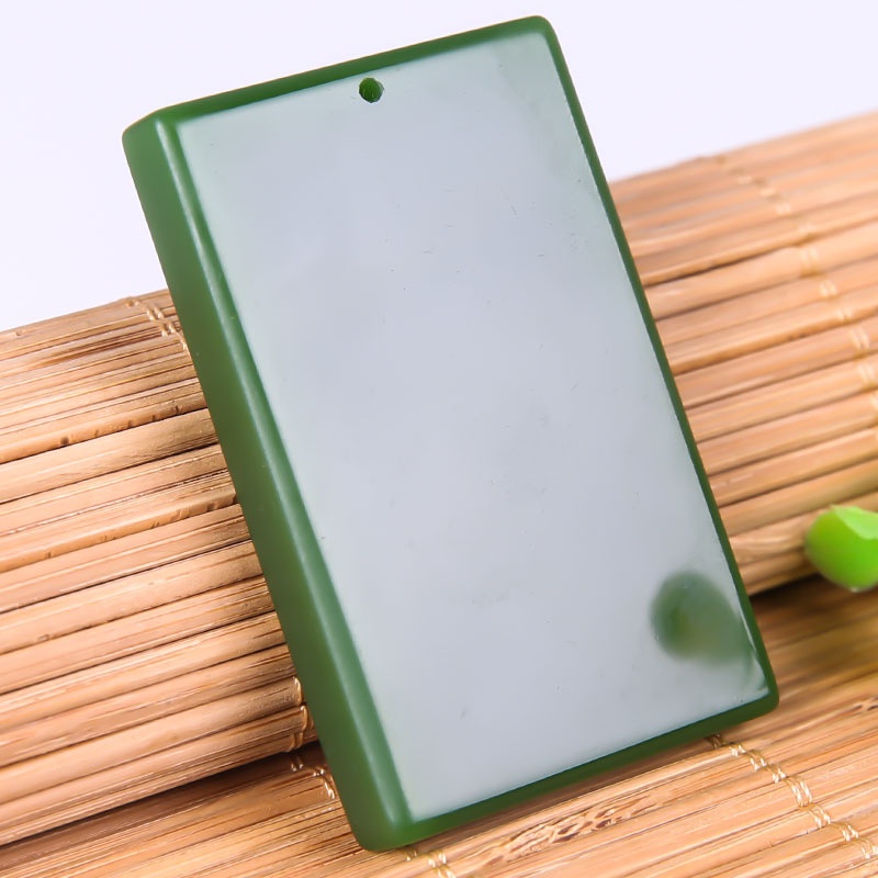 Spinner Mặt Dây Chuyền Màu Xanh Lá Cây An Toàn Không Cần Khoan Lỗ Đơn Giản Dễ Phối Đồ Cho Nam Và Nữ