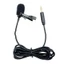 Niki Portable 2 5mm Cáp được bảo vệ Micro Lavalier Micro Thay thế Giảm tiếng ồn Âm thanh HiFi 3 5mm Cắm