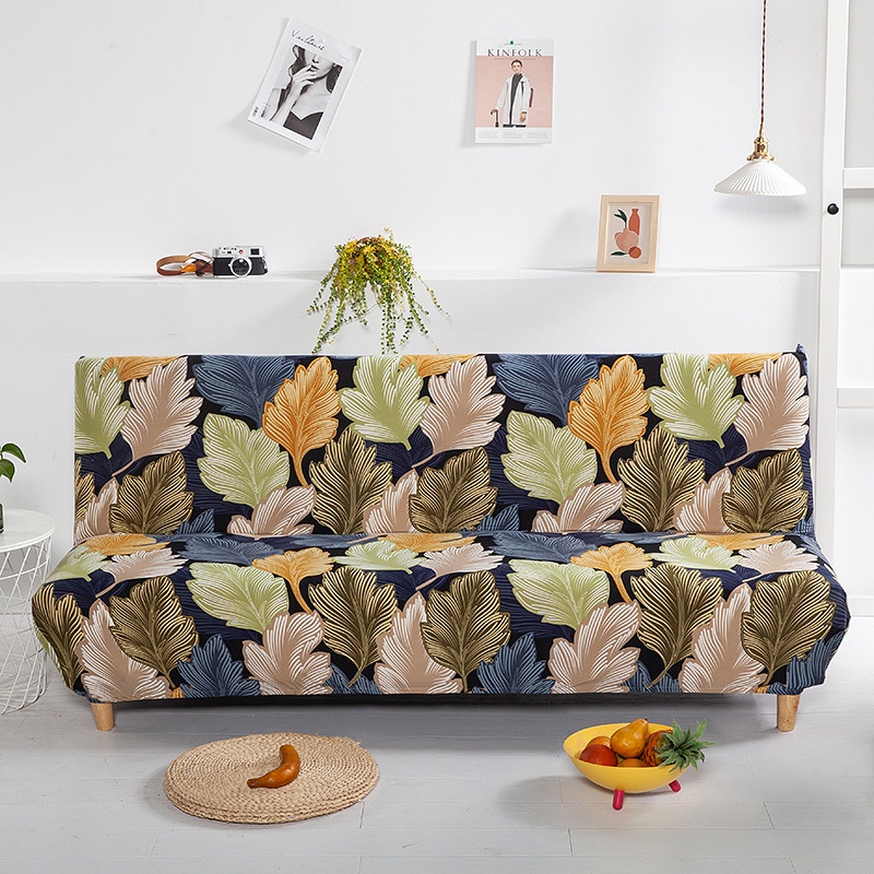 Vải Bọc Ghế Sofa Giường, Chỗ Bọc Sofa Bed Ngồi Không Tay Vịn Co Giãn Thoải Mái Giặt Được Bọc Sofa