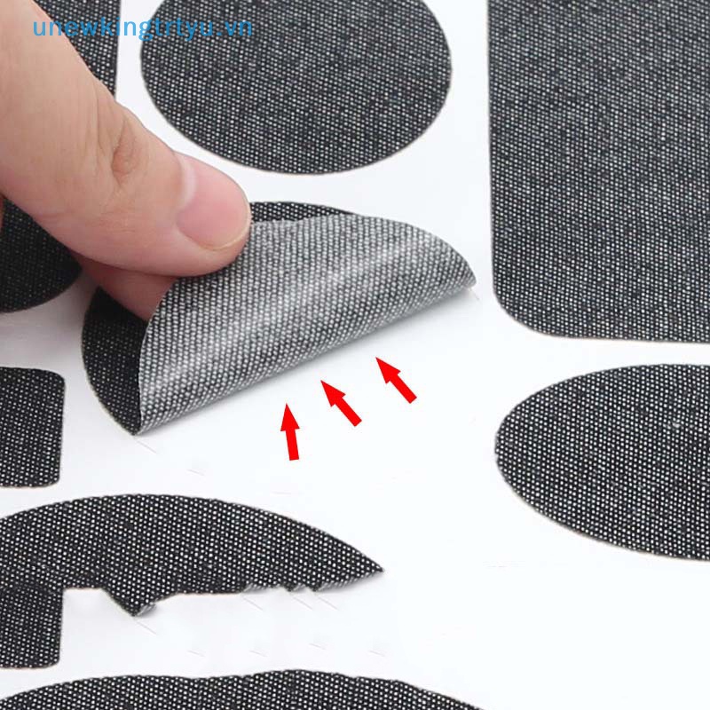 Miếng Dán Màu Đen / Xanh Dương Dùng Sửa Chữa Áo Khoác / Quần