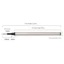 GAVESTO 10 CÁI Bút bi lăn, Viết mượt mà Mực gel Fine Point nạp lại, Đồ dùng gia đình 0.5mm Gel Ink Journaling
