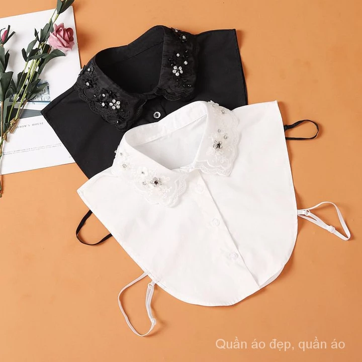 cổ giả áo sơ mi cổ giả sơ mi Cổ Áo Sơ Mi Giả Sơ Mi Phong Cách Thời Trang Xuân Thu Mới Cho Nữ