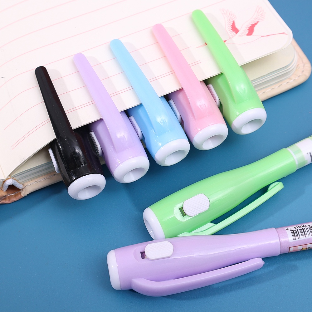 [Hot] Bút huỳnh quang vô hình UV - Đèn bút đánh dấu một đầu - Bút chì chiếu sáng phát sáng - Đồ chơi ma thuật cho trẻ em có đèn cực tím - Dụng cụ viết Văn phòng phẩm