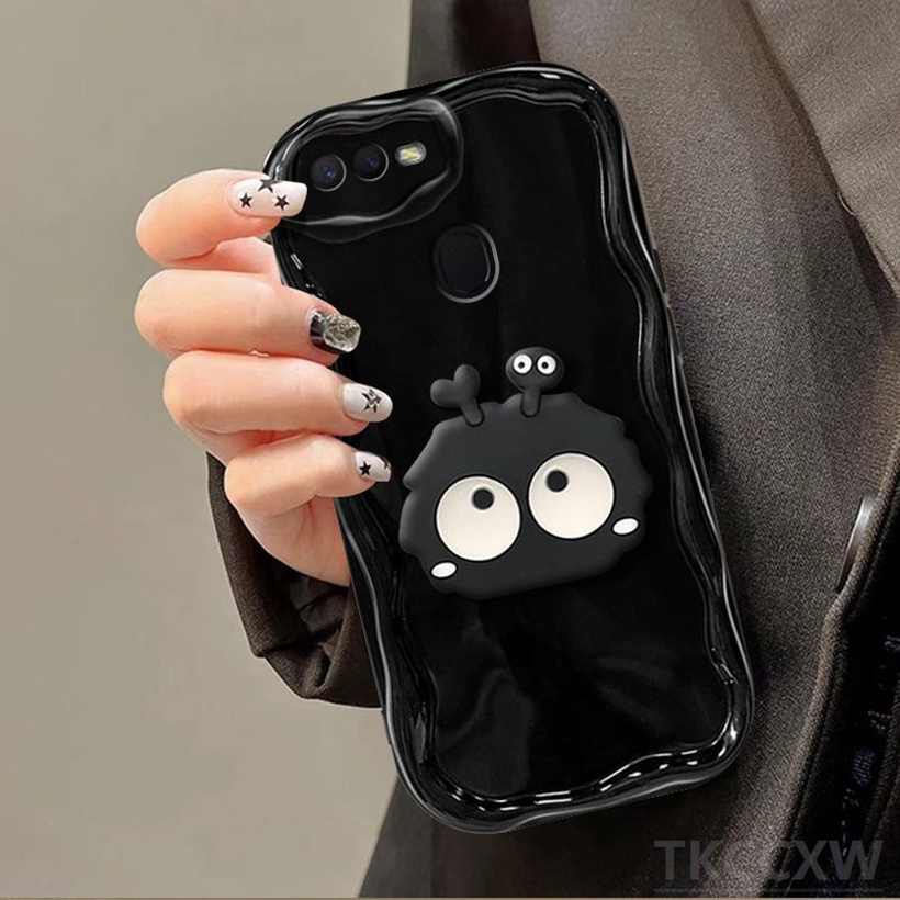 Ốp Điện Thoại TPU Mềm Chống Sốc Họa Tiết Hoạt Hình 3D Dễ Thương Cho OPPO A3S A5 AX5 A5S AX5S A7 AX7 A12 A12e A12S A8 A31 F9 Pro