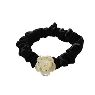 Mauropoli [Hàng Có Sẵn] Dây Buộc Tóc Cao Su Đính Bóng Lông Mắt Mèo Cá Tính Khí Chất retro Cho Nữ