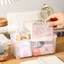 Hộp lưu trữ văn phòng phẩm TUYỆT VỜI, Đồ dùng văn phòng phẩm Máy tính để bàn Bút chì, Hộp đựng bút dung lượng lớn trong suốt đa chức năng Văn phòng trường học