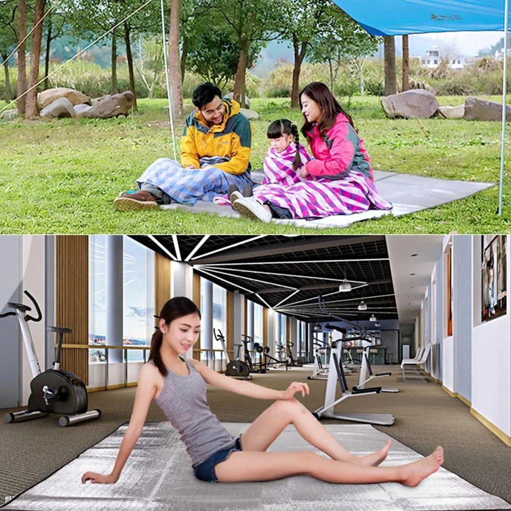 Thảm xốp cách nhiệt FEDAOG, Thảm cắm trại chống thấm nước siêu nhẹ, Tấm lót ngủ nhiệt phản xạ lều có thể gập lại ngoài trời
