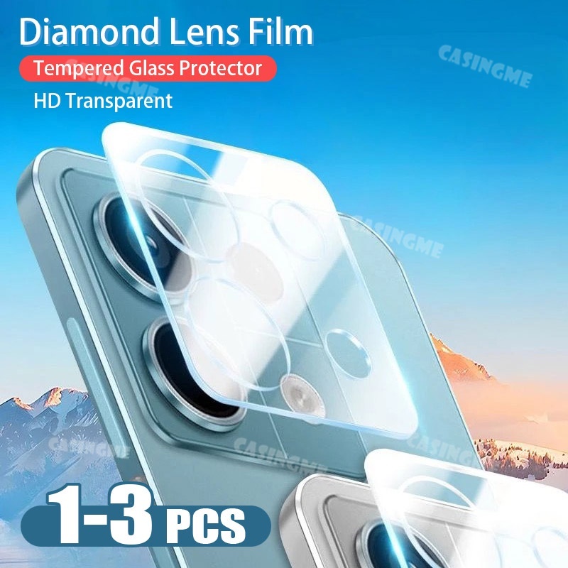 Miếng Dán Cường Lực 3D Trong Suốt Bảo Vệ Camera Redmi Note 13 Note13pro 5G Note13 Note13 Redmi Note13 13 Pro 13Pro Note13pro 5G 4G