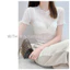 Milyfashion Phù Hợp Với Đầm Nhìn Xuyên Gạc Mùa Hè Mỏng Tay Ngắn T Nấm Cạnh Rỗng Bé tee Mờ