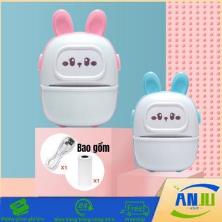 Máy In Nhiệt Mini Bluetooth cầm tay Máy In Nhiệt Mini Bỏ Túi Dành cho nhân viên văn phòng sinh viên