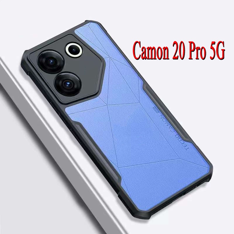 Ốp lưng chống sốc Tecno Camon 20 Pro 5G cho Tecno Camon 20 Pro 4G Vỏ điện thoại Acrylic trong suốt TPU mềm chống rơi