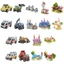 DELMER DIY Puzzle Castle Lắp Ráp Mô Hình, Xe Cứu Thương Thu Nhỏ Cối Xay Gió Hoạt Hình Nhà Đồ Chơi Giấy, Giấy Handmade Rebound Nhà Xe Ô Tô Đồ Chơi Xếp Hình 3D