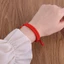 Vòng Đeo Tay Dây Bện nylon Đỏ May Mắn / Vòng Tay Chuỗi Hạt Phượng Hoàng Thắt Nút Đơn Giản Thời Trang Phụ Kiện Trang Sức / Cặp Đôi