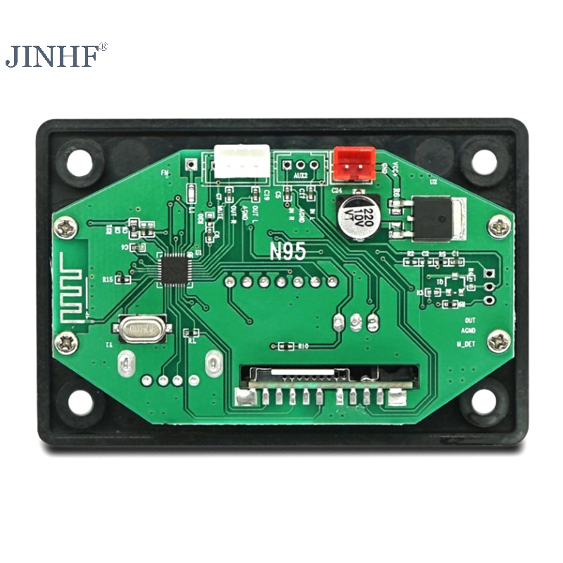 Bảng Mạch Giải Mã Âm Thanh usb tf fm radio mp3 Không Dây 5.0 12v Cho Xe Hơi