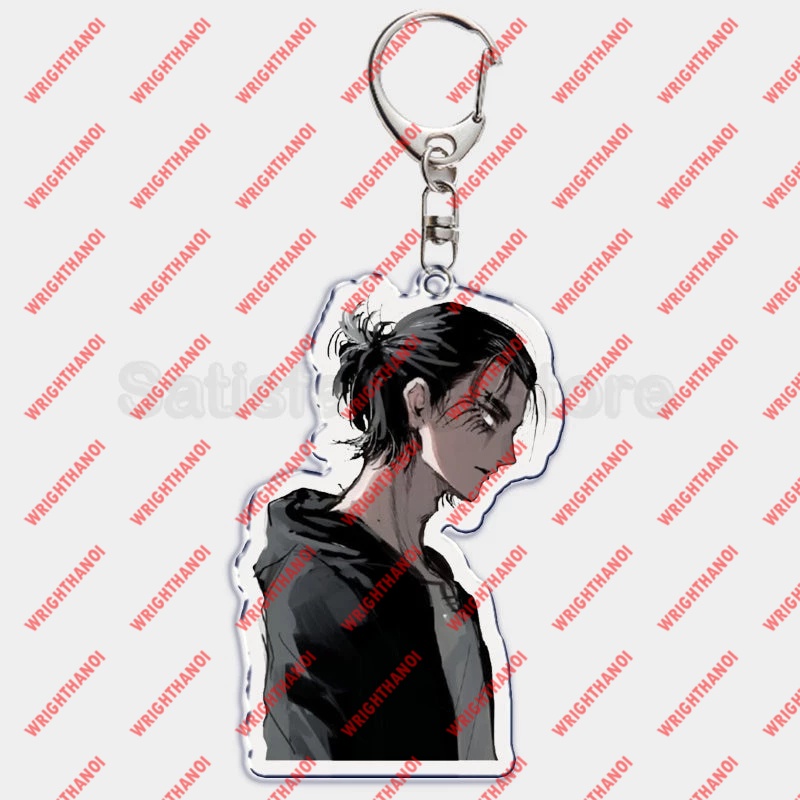 Móc Khóa Anime Attack on Titan Acrylic Nhân vật Levi Eren Mikasa Phụ Kiện trang trí móc khóa balo đi học