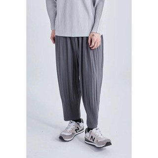 Miyake Quần harem Xếp Ly Thủ Công Ba Lần Đàn Hồi Thấp Kiểu Nhật Bản jf151