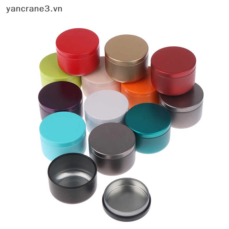 Hộp thiếc 5,4cm dùng cho trà / đường / cà phê tiện lợi {yancrane3.vn}