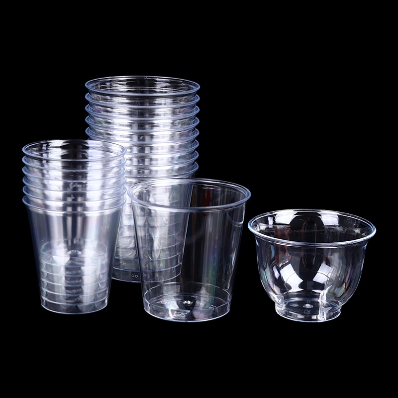 Ziyulinyuk 30 / 36 / 50 Chiếc Kính Bắn Nhựa Trong Suốt Thạch Cốc Plastique Tumblers EN