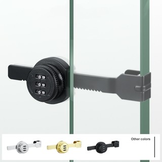 Khóa mật khẩu cơ học, khóa kết hợp an toàn chống trộm cho cửa kính trượt hợp kim