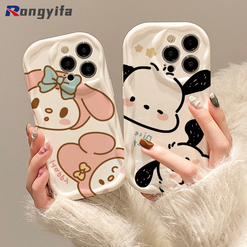Ốp Điện Thoại Giai Điệu Hoạt Hình Dễ Thương Cho Realme 11 5G 11 4G 11 10 Pro Plus 9i 5G 9 Pro 8 8S 5G 7 Pro 7i C17 GT5 GT Neo5 SE Neo3 Neo2T V15 Vỏ Cặp Đôi Vỏ Mềm