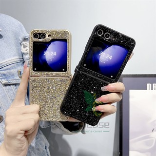 Sang Trọng Ốp Điện Thoại Cứng Chống Sốc Đính Kim Tuyến Cho samsung galaxy z flip 5 z flip 4 z flip 3