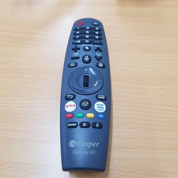 Điều khiển remote từ xa dùng cho tivi Casper có chuột bay và giọng nói Remote W1 loại tốt zin - tặng pin
