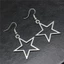 Yoo 6 Đôi Bông Tai Pentagram Mặt Dây Chuyền Ngôi Sao Nhỏ Giọt Nhẫn Tai Cho Tai Nhạy Cảm