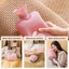 Túi Nước Nóng VVDZA, Bình Nước Nóng Đau 1 / 2L, Chất Lượng Cao Hot Pack Mềm Mại Giữ Ấm Tay Cổ Vai