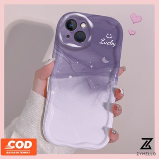 Oppo Reno 13F 5G Reno 13 Pro 5G Reno12 F Reno 12 Reno11 F Reno 11 Reno11 Pro Reno 10 Reno 8T Reno 8Z Reno 7Z Reno 8 Reno 8 Reno 5 Reno7 Reno6 Gradient Halo nhuộm mặt cười TPU chống sốc