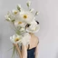 ZENZON Poppies giả, nhánh hoa anh túc chất lượng cao lớn, hoa lụa sang trọng DIY thân dài hoa nhân tạo đám cưới